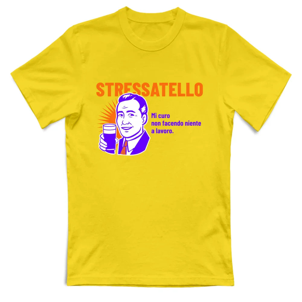 Maglietta Stressatello Mi Curo — BorninProvincia