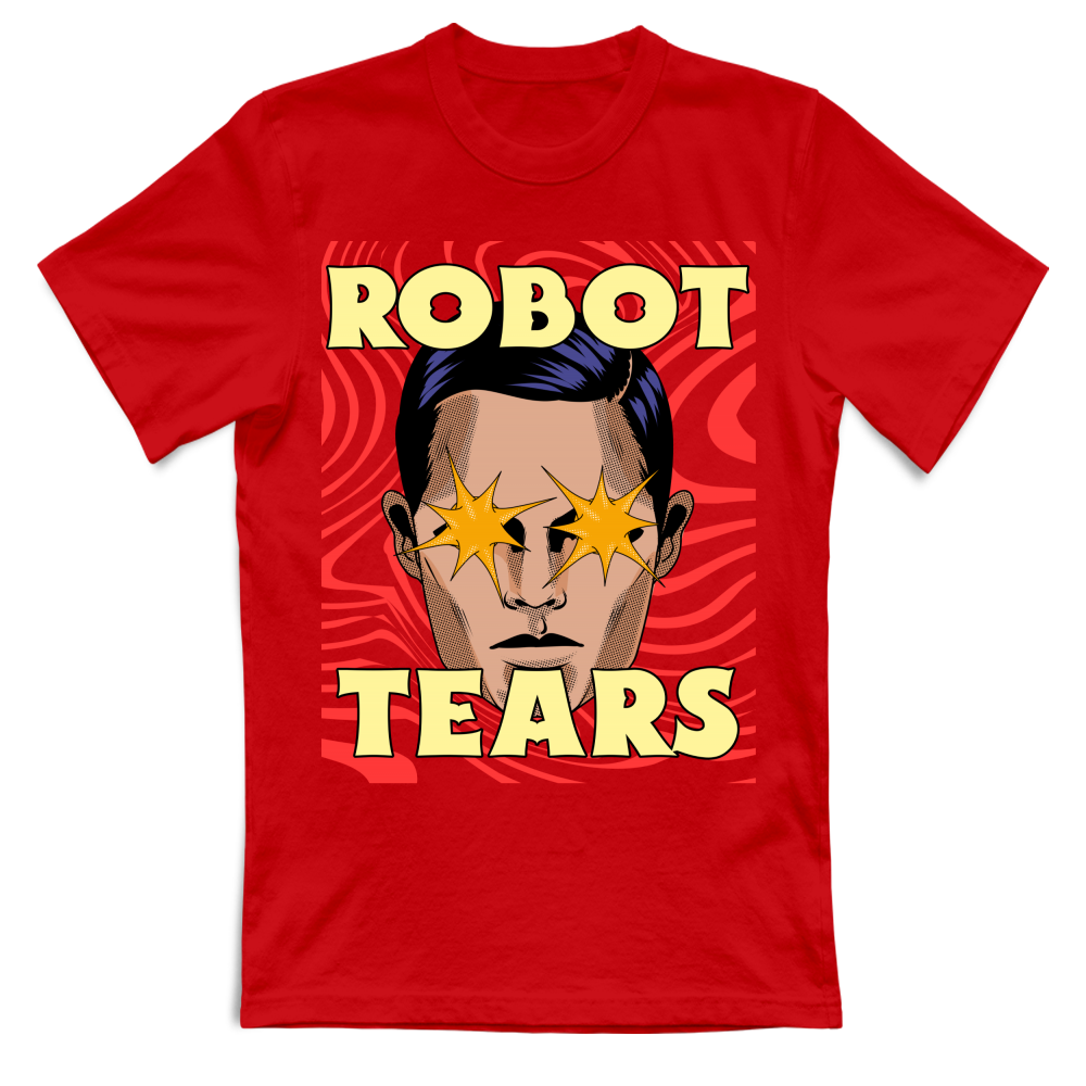 T-Shirt Unisex robot tears