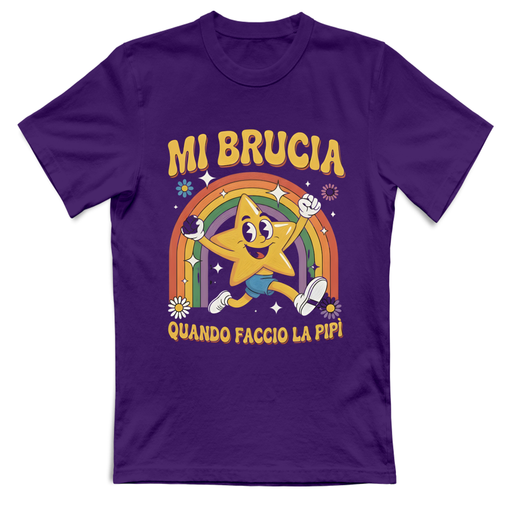T-Shirt Unisex mi brucia quando faccio la pipi