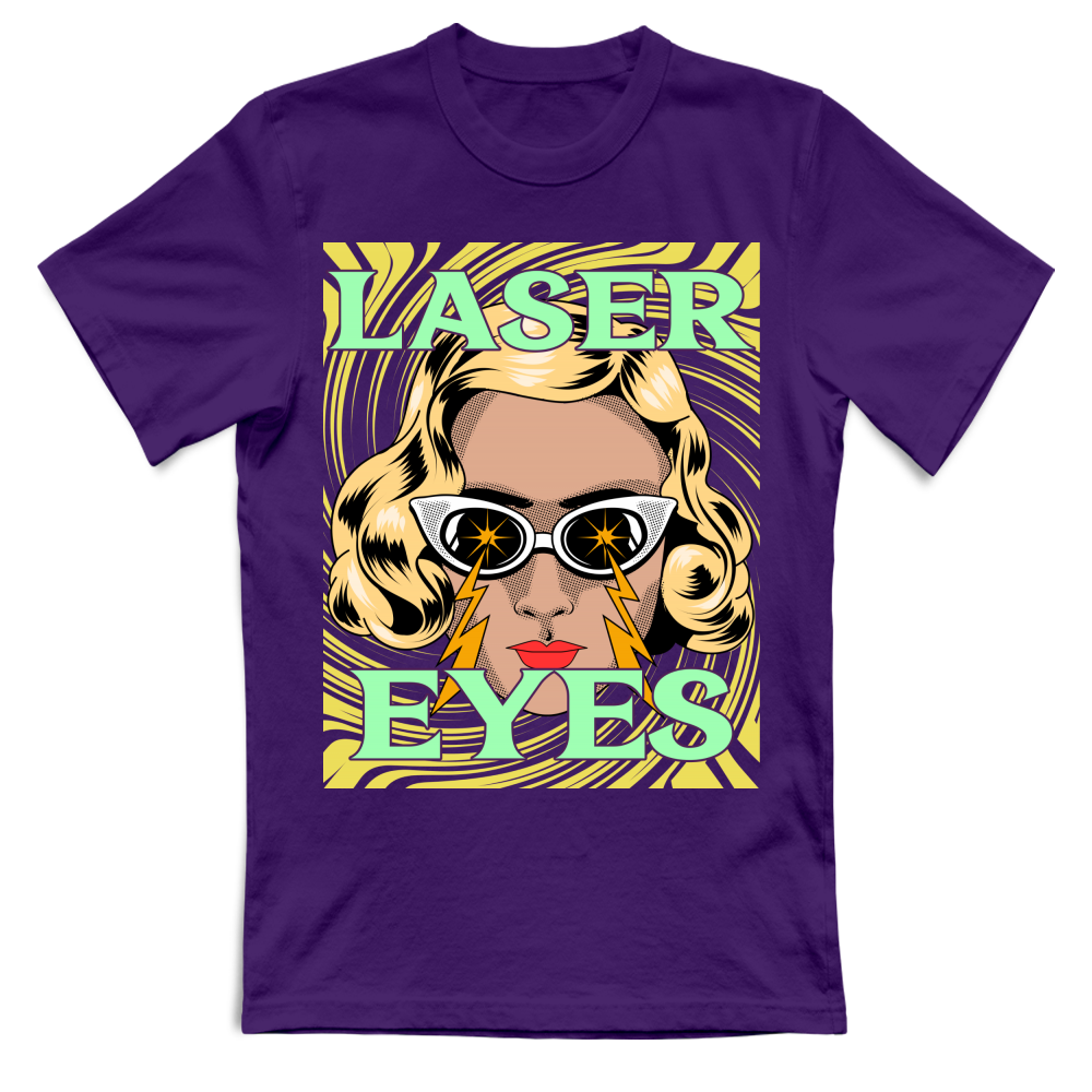 T-Shirt Unisex laser eyes