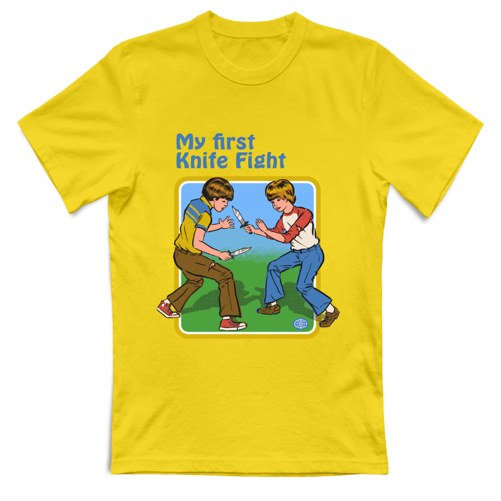 Maglietta horror vintage Knife Fight — BorninProvincia