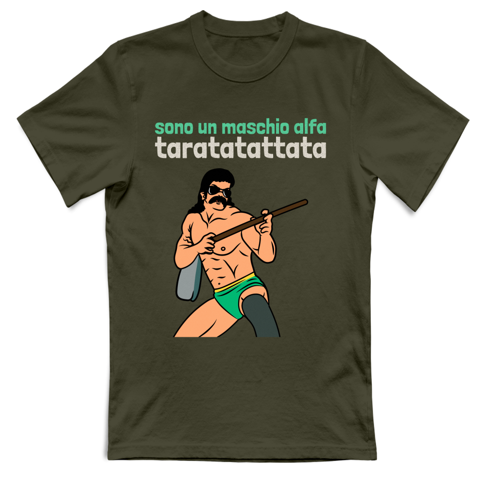 Maglietta Maschio Alfa Taratatatata — BorninProvincia