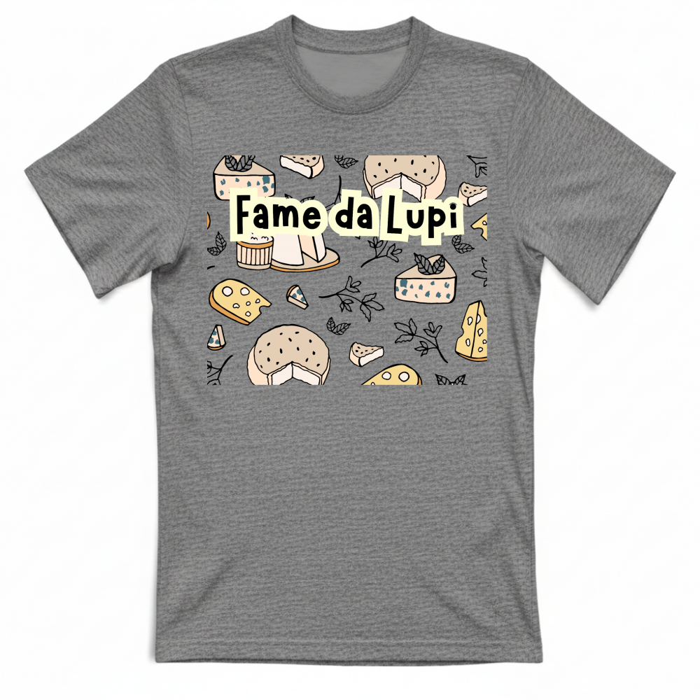 Maglietta Fame da Lupi variante — BorninProvincia