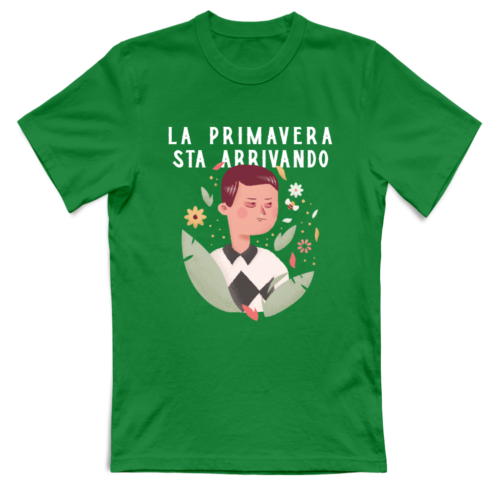 Maglietta La primavera sta arrivando ironica — BorninProvincia