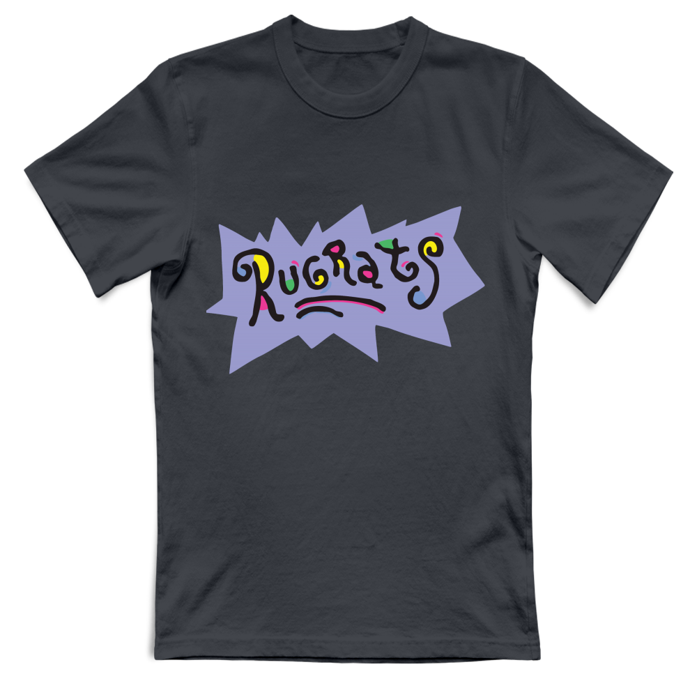 T-Shirt Unisex rugrats  cartoni vintage grigio