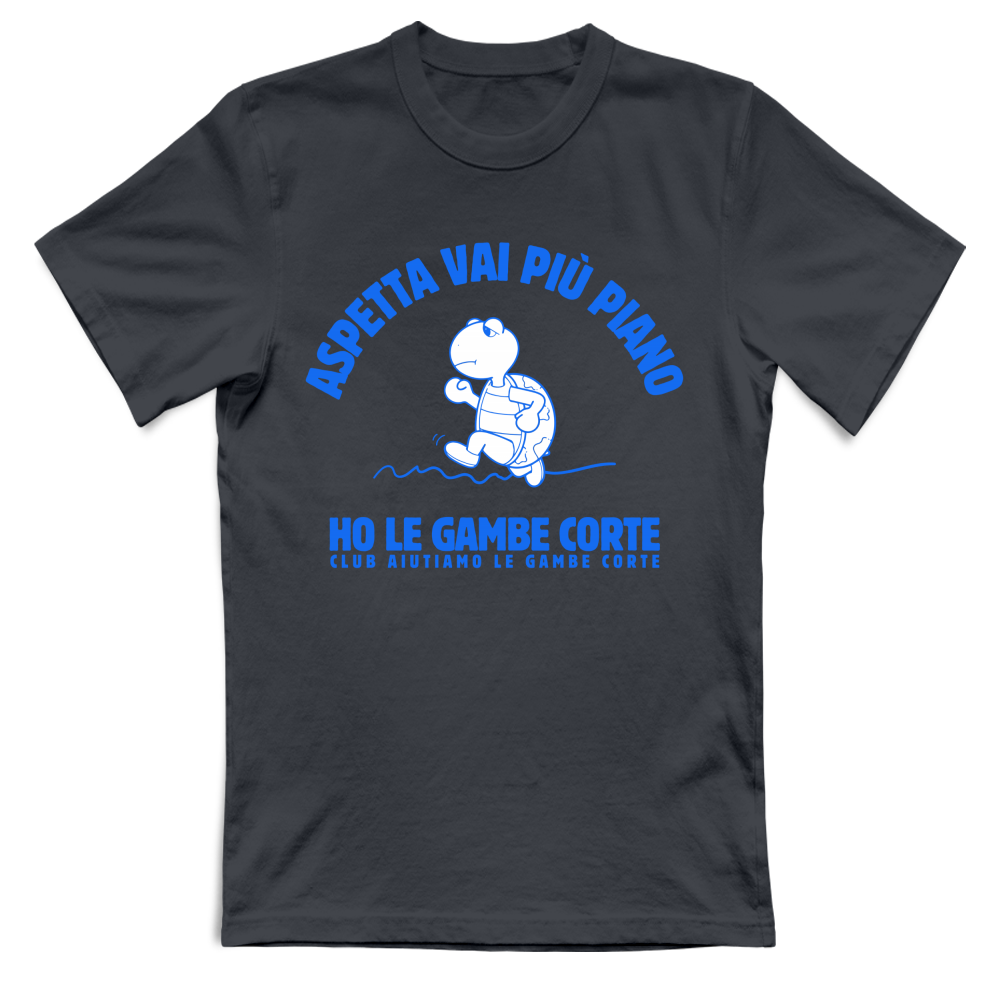 Maglietta ironica Gambe Corte — BorninProvincia