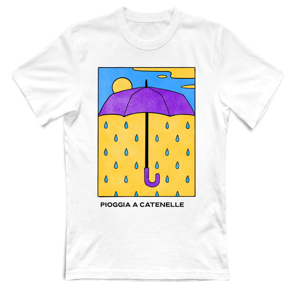T-Shirt Unisex pioggia a catenelle