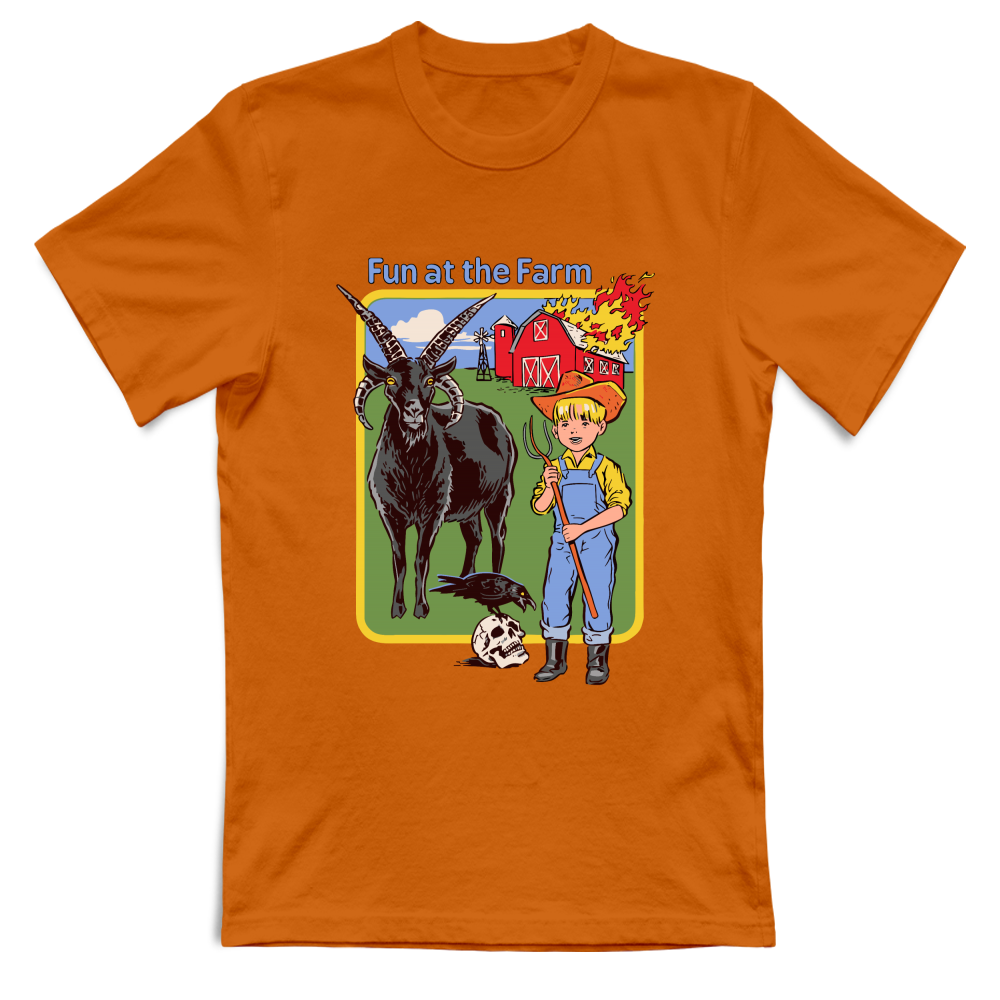 T-Shirt Unisex fattoria horror vintage