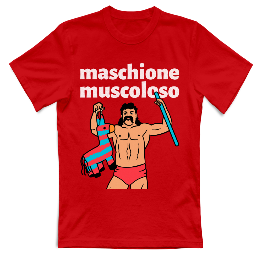 Maglietta Maschione Muscoloso — BorninProvincia