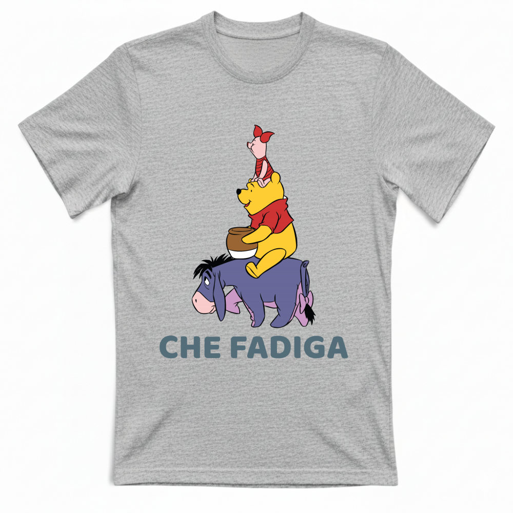 Maglietta dialetto veneto Che Fadiga pigrizia — BorninProvincia